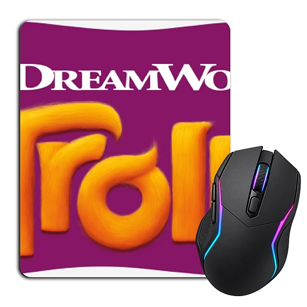 Mouse pad with print Trolls Logo