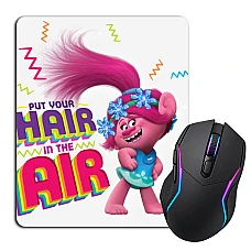 Mouse pad with print Trolls Put Your Hair In The Air