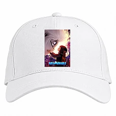 Baseball cap with Print Abominable Friendship - white