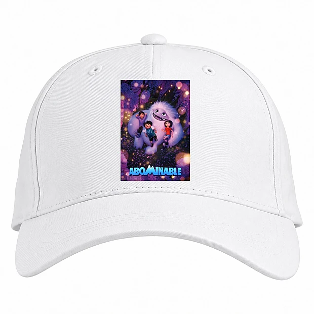 Baseball cap with Print Abominable Main Theme - white