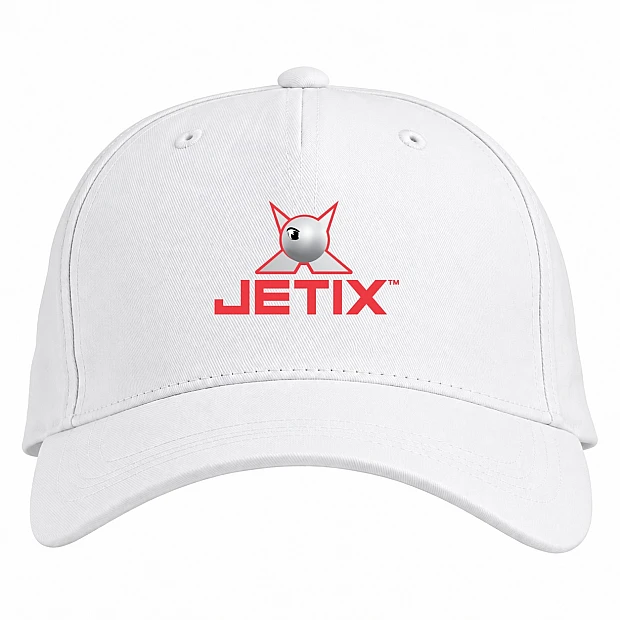 Baseball cap with Print Jetix Logo - white