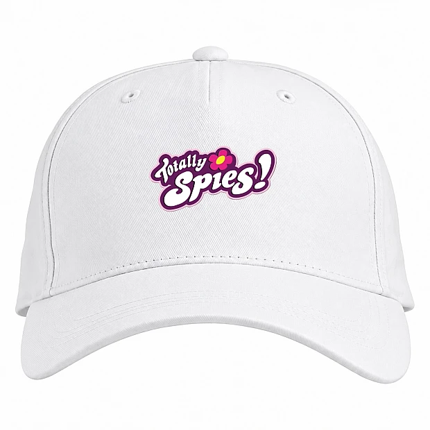 Baseball cap with Print Jetix Totally Spies Logo - white