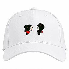 Бейсболка с принтом Джетикс Пука И Garu - белая