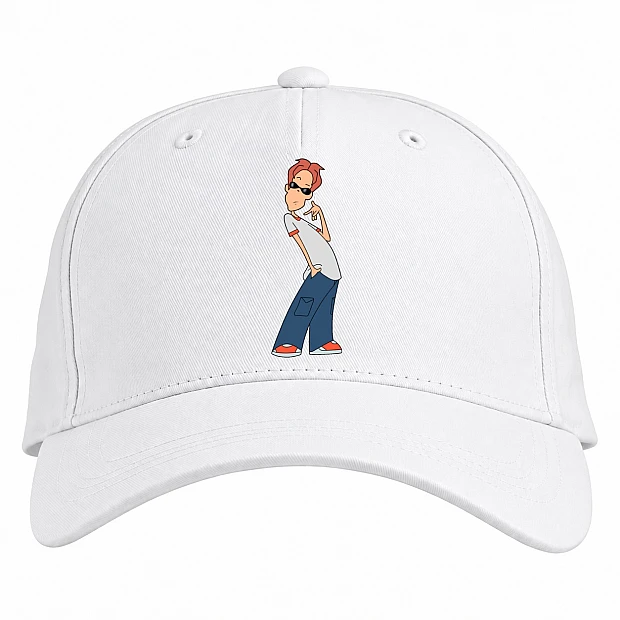Baseball cap with Print Jetix Whats With Andy - white