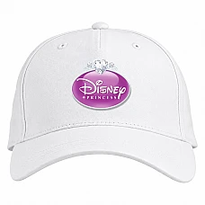 Baseball cap with Print Disney Princess Logo - white