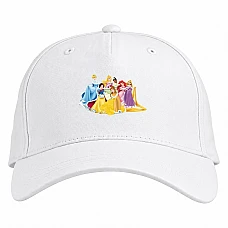 Baseball cap with Print Disney Princess - white