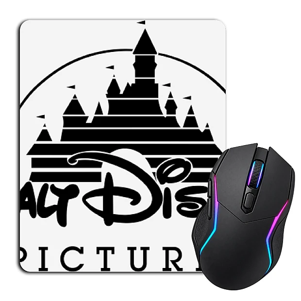 Mouse pad with print Disney Logo