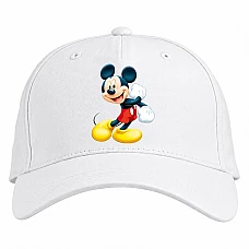 Baseball cap with Print Disney Mickey Mouse Hero - white