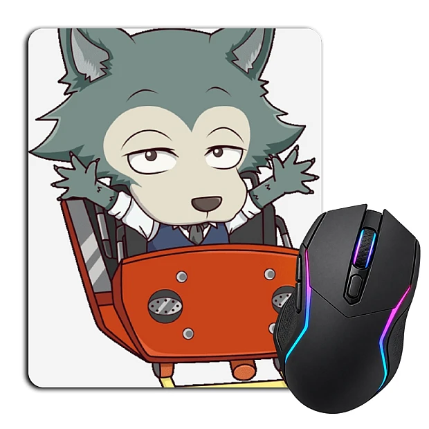 Mouse pad with print Beastars Legoshi Hero