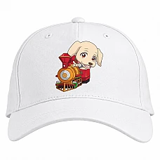Baseball cap with Print Beastars Funny Hero - white