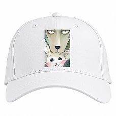 Baseball cap with Print Beastars Cute Heroes - white