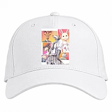 Baseball cap with Print Beastars Main Theme - white