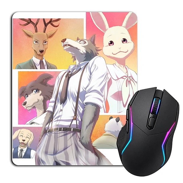 Mouse pad with print Beastars Main Theme