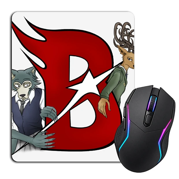 Mouse pad with print Beastars Logo