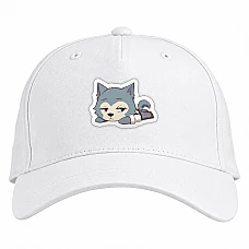 Baseball cap with Print Beastars Little Legoshi - white