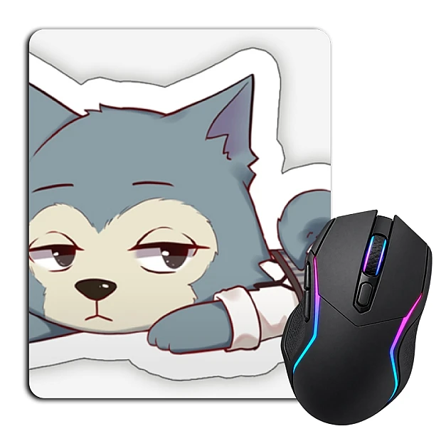 Mouse pad with print Beastars Little Legoshi