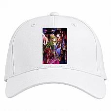 Baseball cap with Print Code Geass Art Version - white