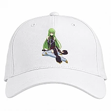 Baseball cap with Print Code Geass C2 Hero - white