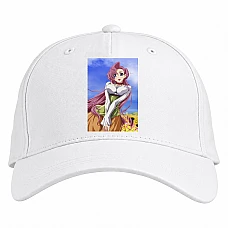 Baseball cap with Print Code Geass Euphemia Li Britannia - white