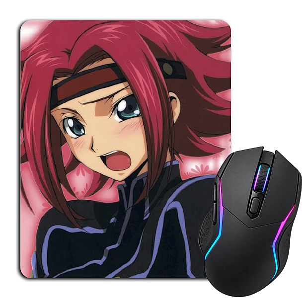 Mouse pad with print Code Geass Kallen Stadtfeld