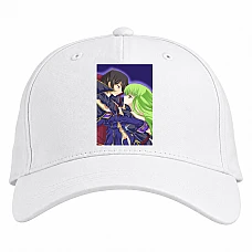 Baseball cap with Print Code Geass Lovely Heroes - white