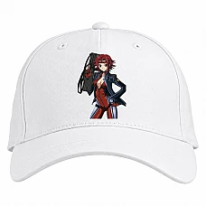 Baseball cap with Print Code Geass Hero Kallen Stadtfeld - white