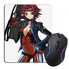 Mouse pad with print Code Geass Hero Kallen Stadtfeld