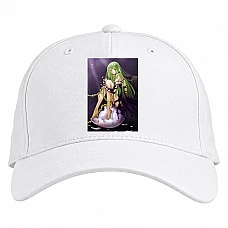 Baseball cap with Print Code Geass Cc Hero - white