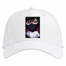 Baseball cap with Print Code Geass Lelouch Lamperouge Hero - white