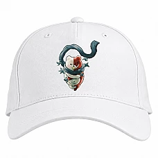 Baseball cap with Print Danganronpa Ninja Monokuma - white