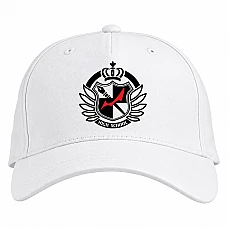 Baseball cap with Print Danganronpa Logo - white