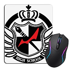 Mouse pad with print Danganronpa Logo