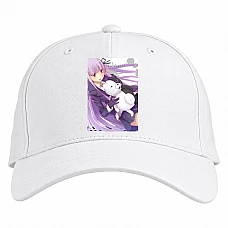 Baseball cap with Print Danganronpa Kyoko Kirigiri - white