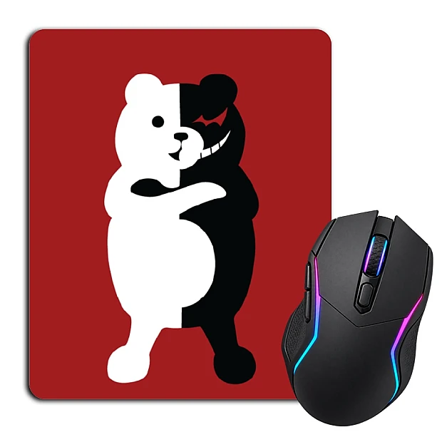 Mouse pad with print Danganronpa Monokuma Hero