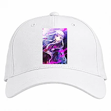 Baseball cap with Print Danganronpa Kyoko Kirigiri Hero - white