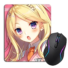 Mouse pad with print Danganronpa Blonde Girl