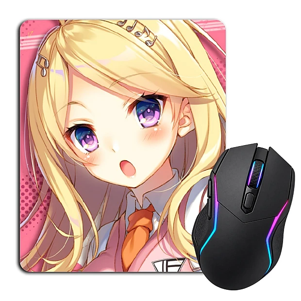 Mouse pad with print Danganronpa Blonde Girl
