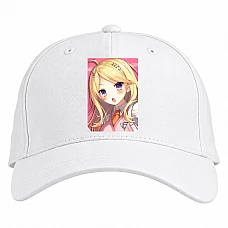 Baseball cap with Print Danganronpa Blonde Girl - white