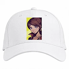 Baseball cap with Print Danganronpa Aoi Asahina - white