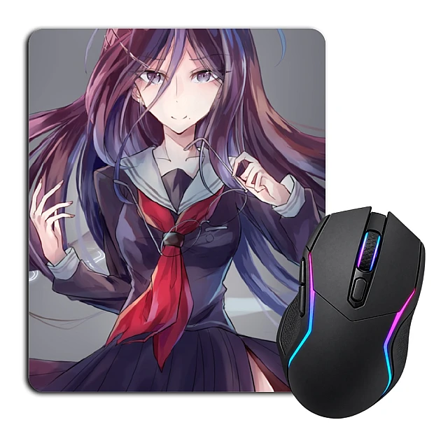 Mouse pad with print Danganronpa Hero Girl