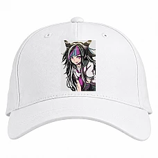Baseball cap with Print Danganronpa Ibuki Mioda - white
