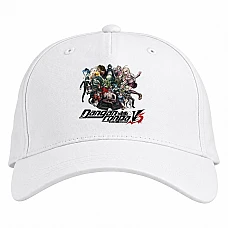 Baseball cap with Print Danganronpa All Heroes - white