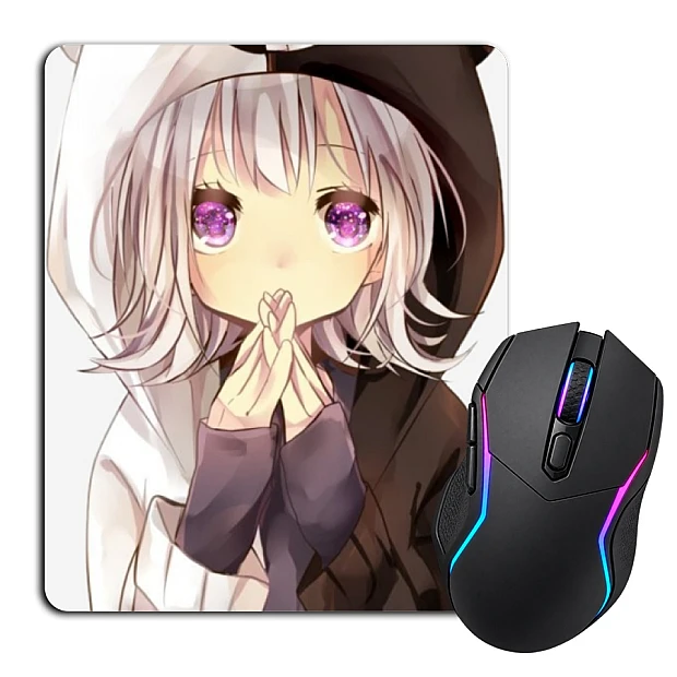 Mouse pad with print Danganronpa Monokuma Girl