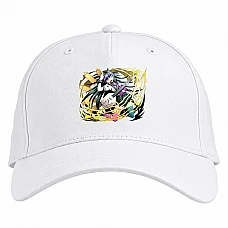 Baseball cap with Print Danganronpa Ibuki Mioda Hero - white