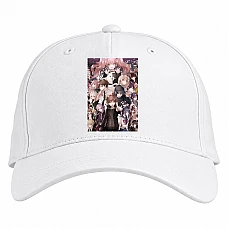 Baseball cap with Print Danganronpa Main Theme - white