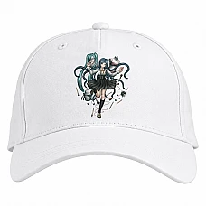 Baseball cap with Print Danganronpa Tsumugi Shirogane - white