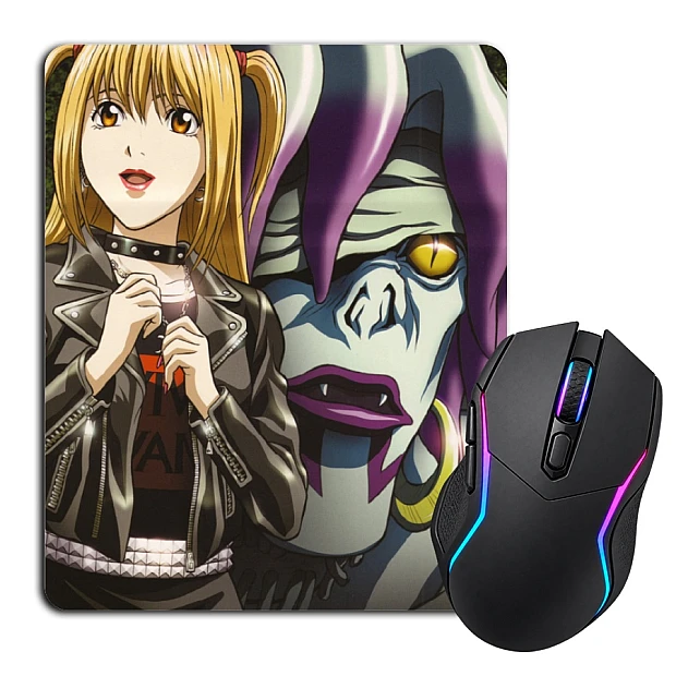 Коврик для мыши с принтом Тетрадь Смерти Миса Амане