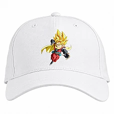 Baseball cap with Print Dragon Ball Main Hero - white