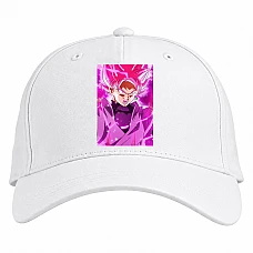 Baseball cap with Print Dragon Ball Pink Print - white