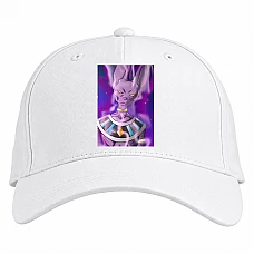 Baseball cap with Print Dragon Ball Violet Monstercat - white